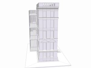 nyc building 1 - pbr 3D 모델