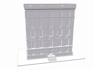 nyc building 1 - pbr 3D 모델