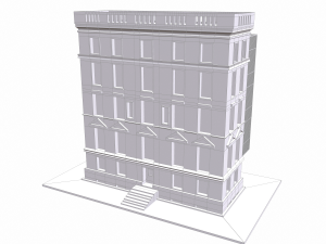 nyc building 1 - pbr 3D 모델