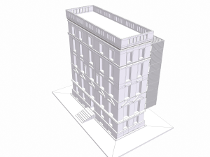 nyc building 1 - pbr 3D 모델