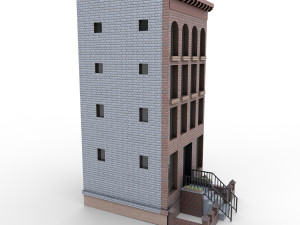 nyc building 2 - pbr 3D Model