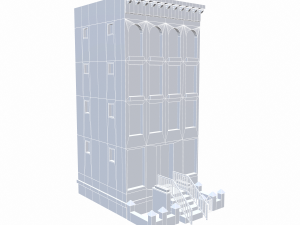 nyc building 2 - pbr 3D Model