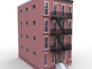 nyc building 3 - pbr 3Dモデル