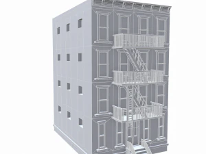 nyc building 3 - pbr 3D Model