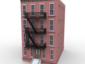 nyc building 3 - pbr Model 3D