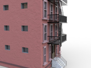 nyc building 3 - pbr Model 3D