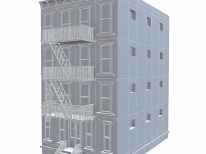 nyc building 3 - pbr 3D Model