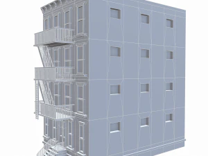 nyc building 3 - pbr 3D Model