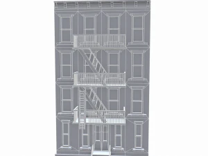 nyc building 3 - pbr 3D Model