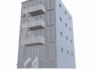 nyc building 3 - pbr 3D Model