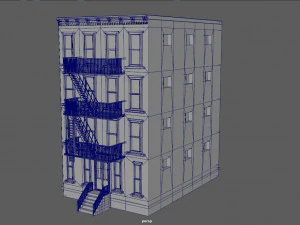 nyc building 3 - pbr 3D Model