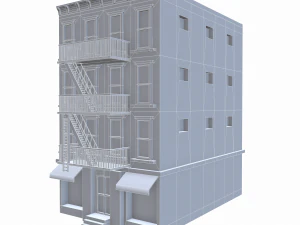 nyc building 4 - pbr 3D Model