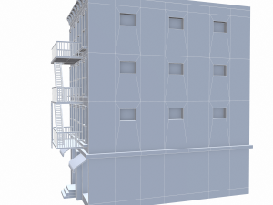 nyc building 4 - pbr Model 3D