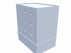 nyc building 4 - pbr Model 3D