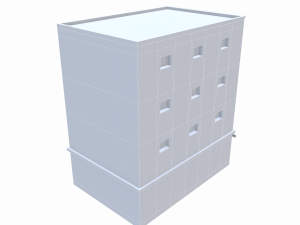 nyc building 4 - pbr Model 3D