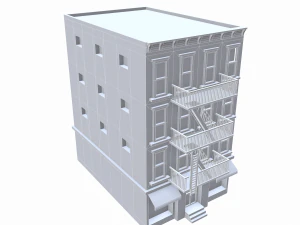 nyc building 4 - pbr 3D Model