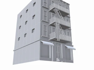 nyc building 4 - pbr 3D Model
