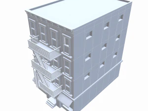 nyc building 4 - pbr 3D Model