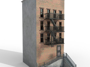 nyc building 6 - pbr 3Dモデル