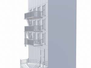 nyc building 6 - pbr 3D Модель