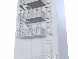nyc building 6 - pbr 3D Модель