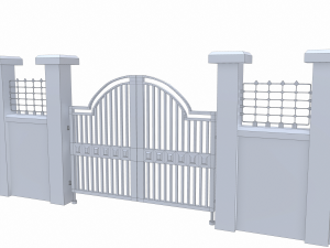 garden wall - pbr 3D Модель