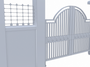 garden wall - pbr 3D Модель