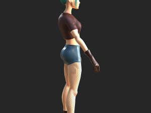 character stylized girl 3D Модель
