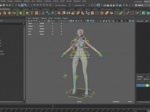 character human girl - game ready Modèle 3D