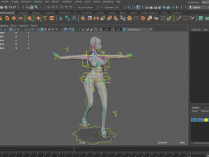 character human girl - game ready Modèle 3D