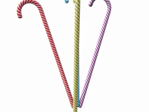christmas candy cane 3D Model