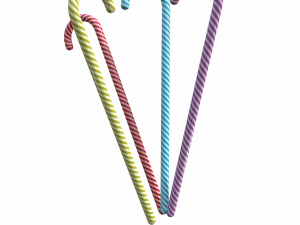 christmas candy cane Modelo 3D