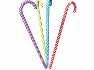 christmas candy cane Modelo 3D