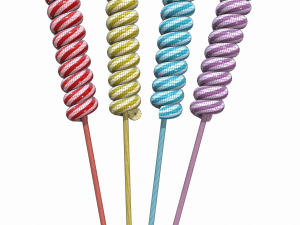 christmas twisted lollipop Modèle 3D