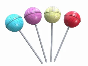 christmas lollipop 3D Model