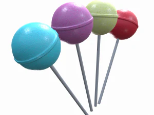 christmas lollipop 3D Model