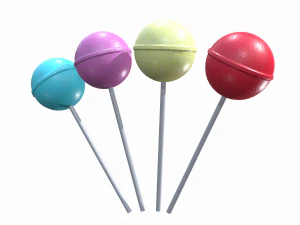 christmas lollipop 3D Model