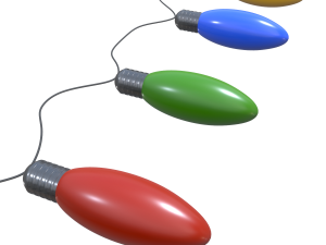 christmas light 3D Model