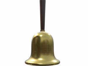 gold hand bell - pbr 3D 모델