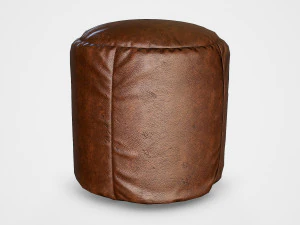 taburete puf - pbr Modelo 3D
