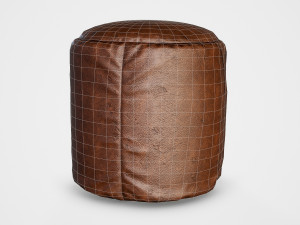 pouf stool - pbr 3D 모델