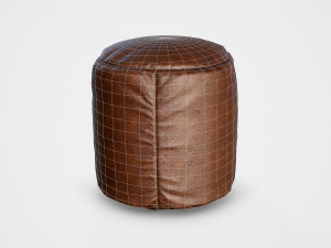pouf stool - pbr 3D 모델