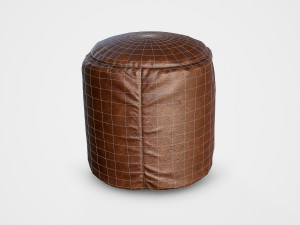 pouf stool - pbr 3D 모델