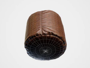 矮凳 - pbr 3D 模型