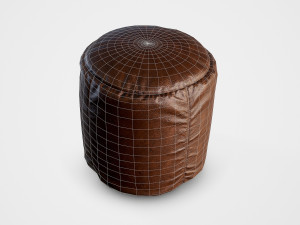 pouf stool - pbr 3D 모델