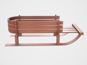 snow sledge 3D Model