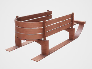 snow sledge 3D Model