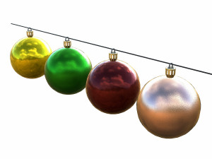 christmas balls Modello 3D