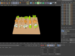 tree set 3D Model