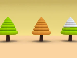 tree pack 3D Model